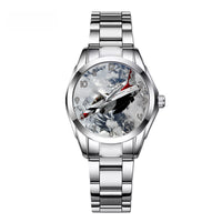 Thumbnail for US AirForce Show Fighter Jet 16 Designed Stainless Steel Band Watches