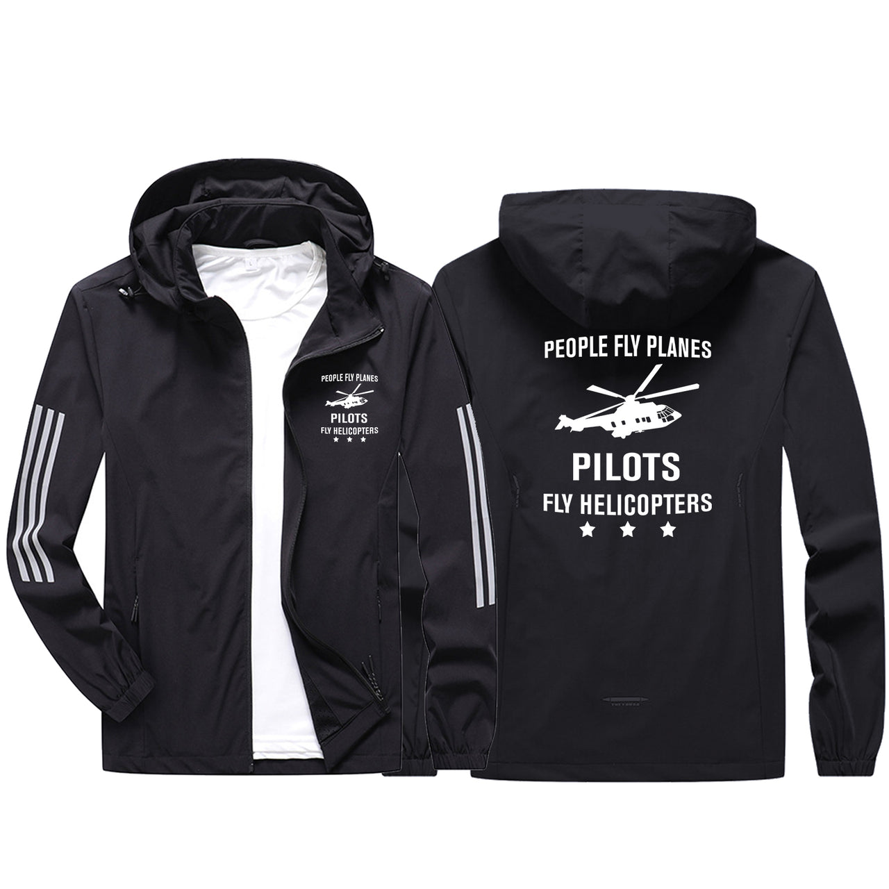 People Fly Planes Pilots Fly Helicopters Sport & Running Jackets