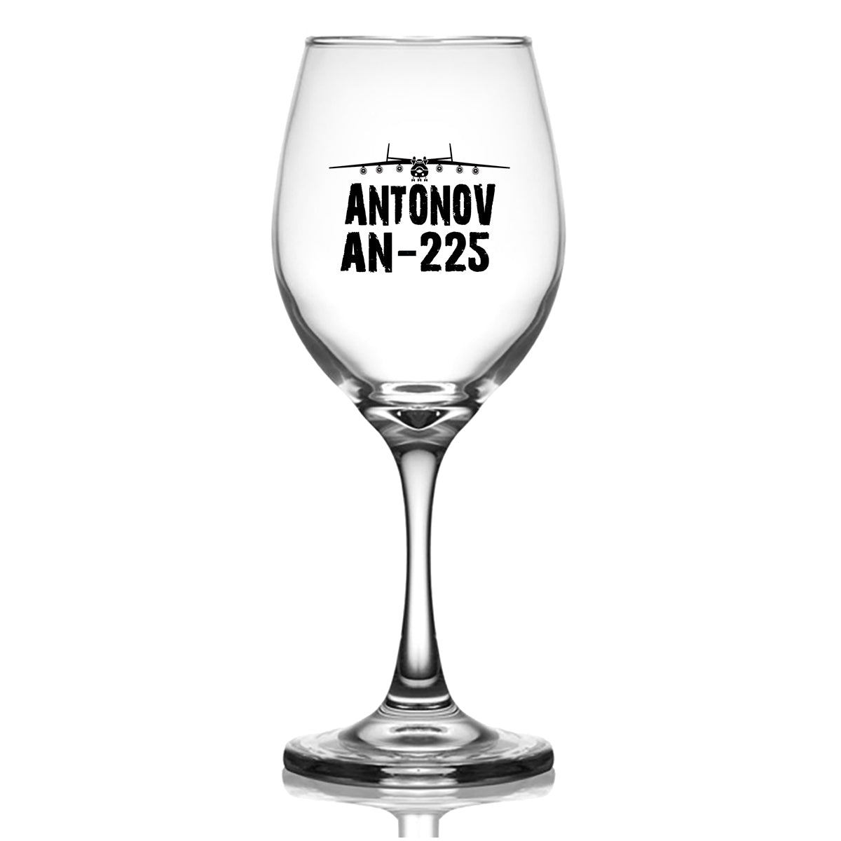 Antonov AN-225 & Plane Designed Wine Glasses