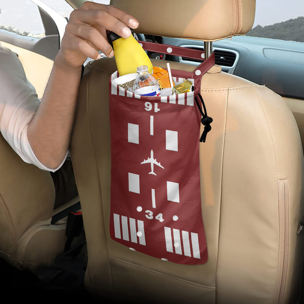 Special Runway-Red Designed Car Folding Garbage Bags