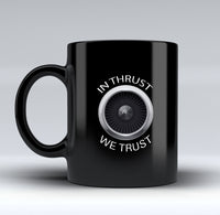 Thumbnail for In Thrust We Trust Designed Black Mugs