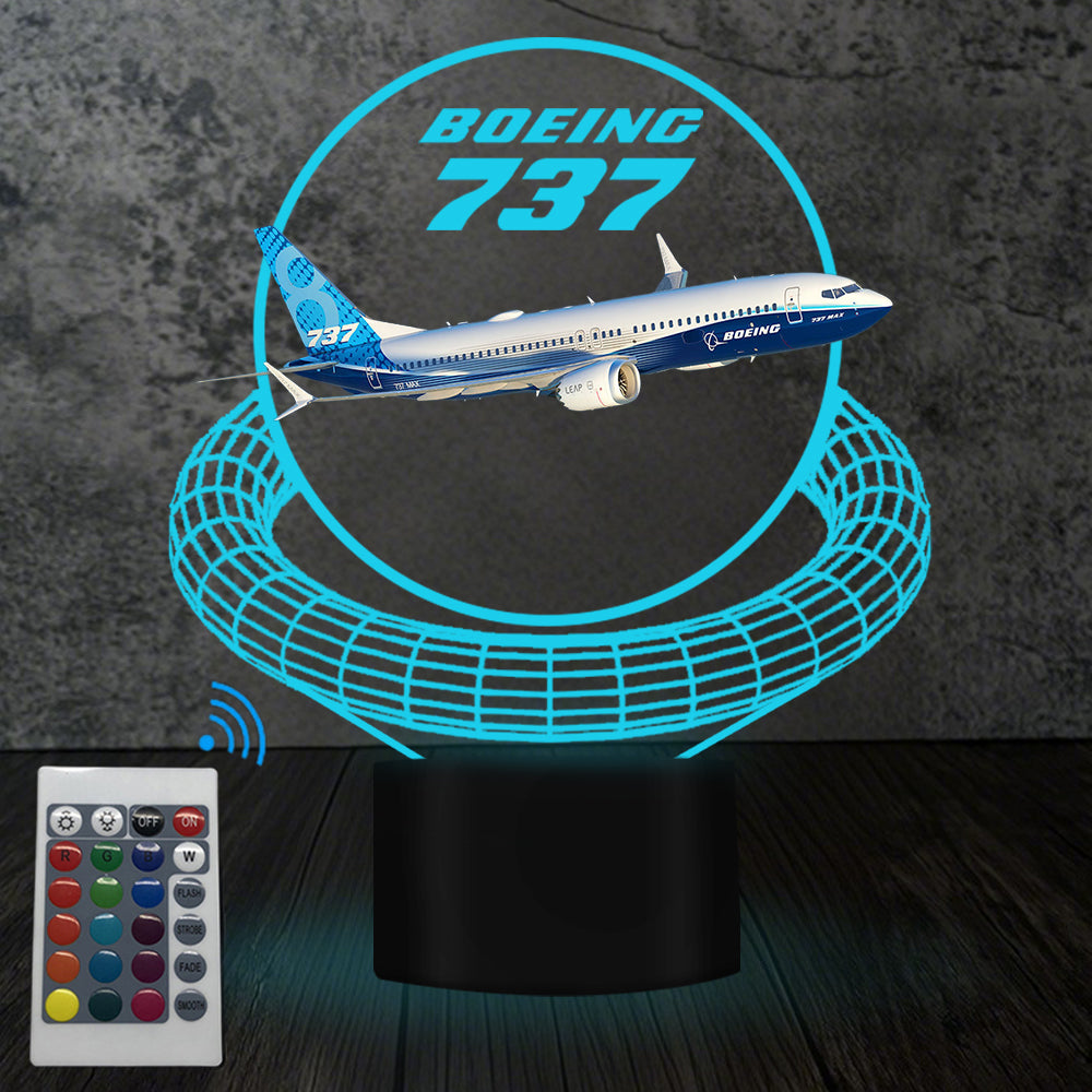 Boeing 737 Designed 3D Lamp
