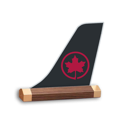 Air Canada Tail Logo Desk Models aviation design on premium acrylic and metal 3D airplane tail craft.