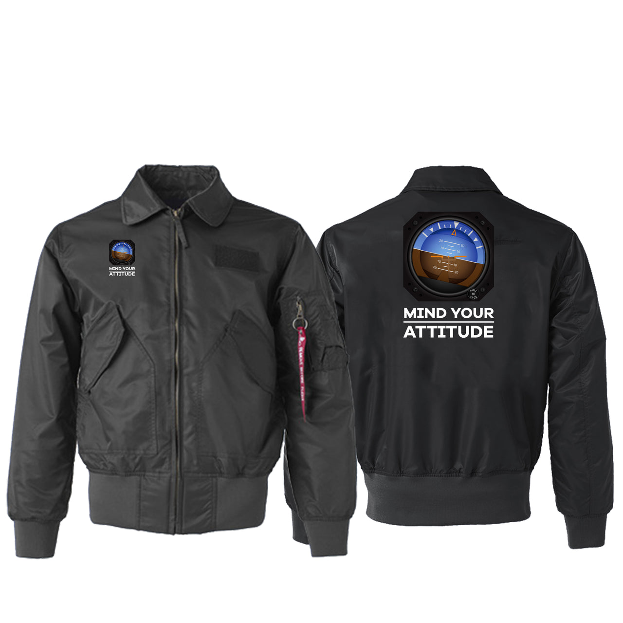 Mind Your Attitude Designed Embroidered Patch Attachable Jackets