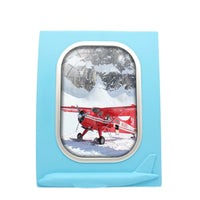 Thumbnail for Amazing Snow Airplane Designed Airplane Window Photo Frame