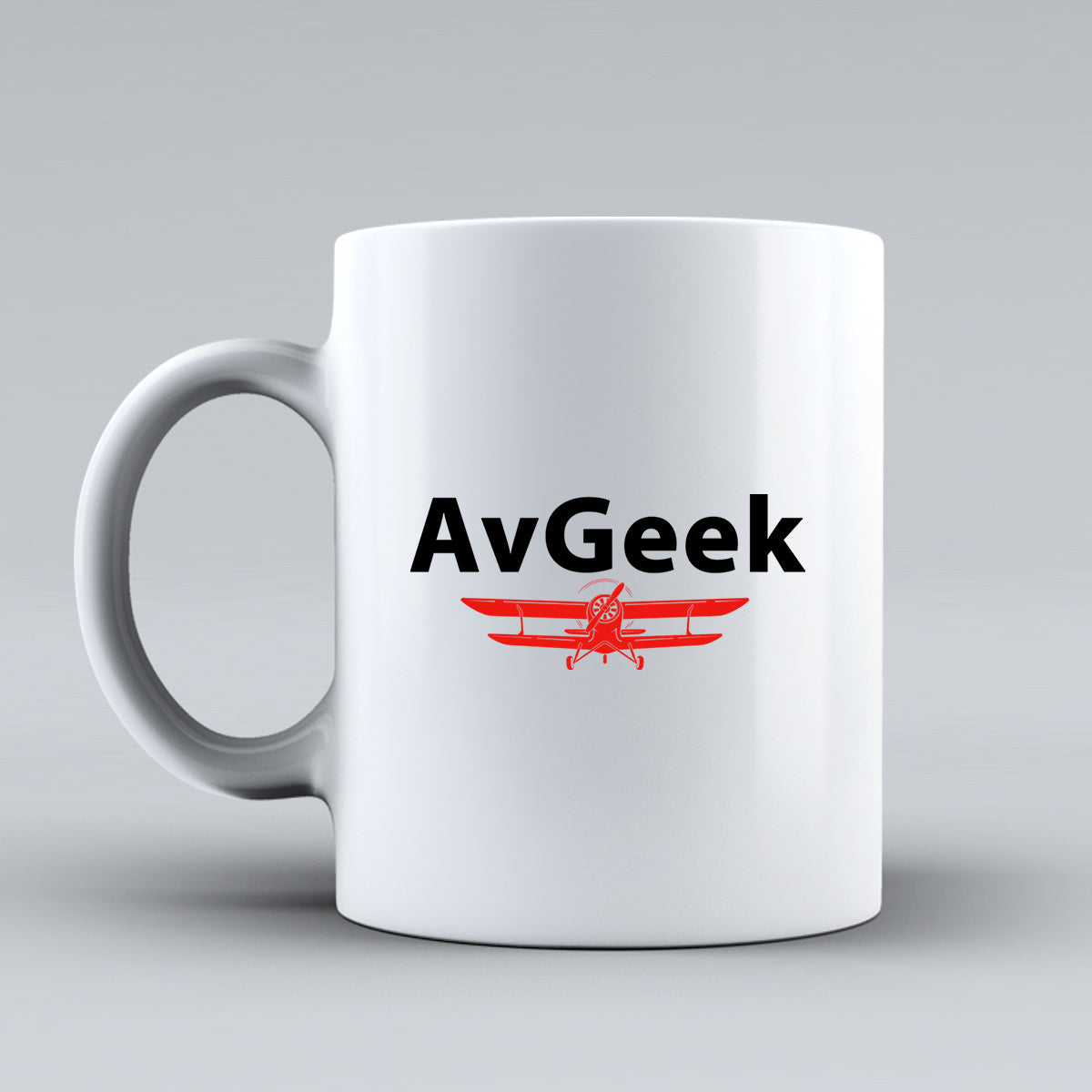Avgeek Designed Ceramic White Mugs