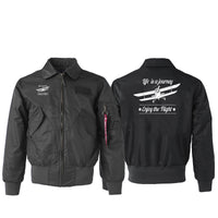Thumbnail for Life is a journey Enjoy the Flight Designed Embroidered Patch Attachable Jackets
