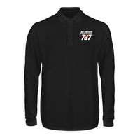 Thumbnail for Amazing Piloteyes737 Designed Long Sleeve Polo T-Shirts