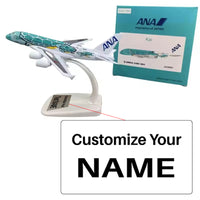Thumbnail for Japan ANA Airlines Airbus A380 Turtle KaLa Airplane Model (14CM 1/500 Scale)