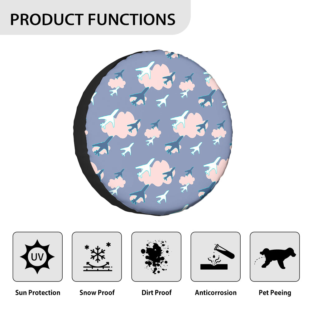 Cool & Super Airplanes (Vol2) 2 Designed Tire Cover Cases