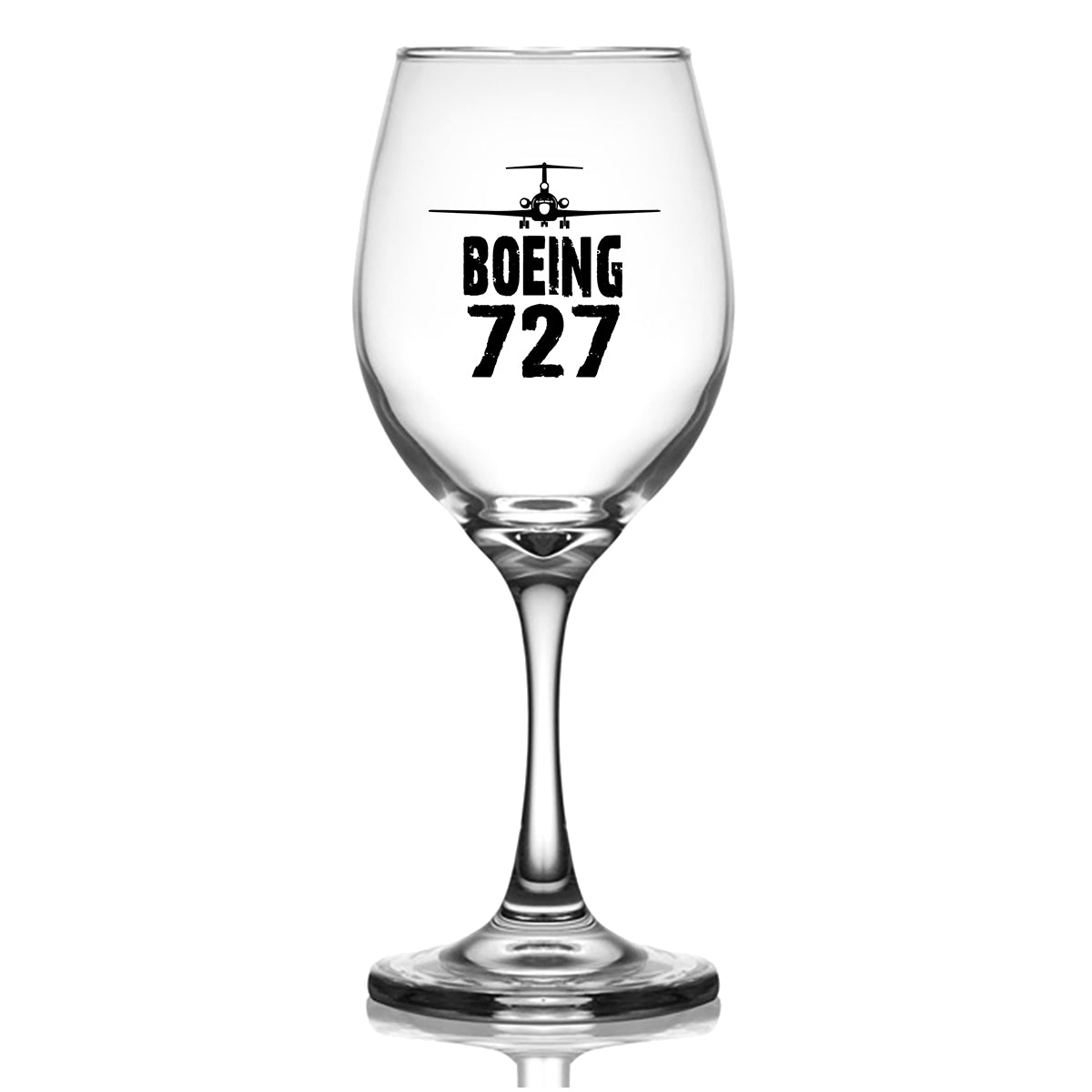 Boeing 727 & Plane Designed Wine Glasses