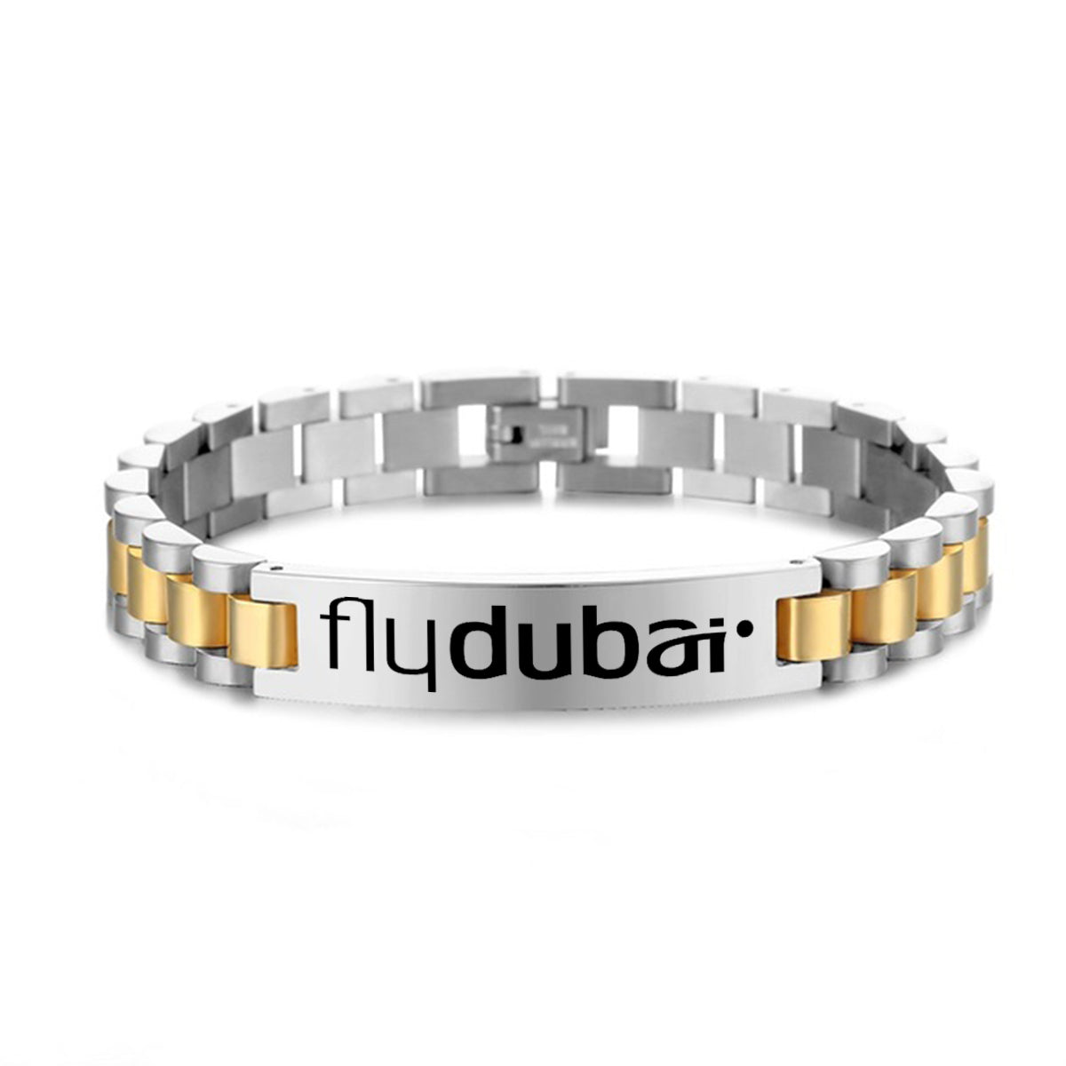Flydubai Airlines Designed Stainless Steel Chain Bracelets