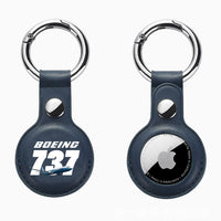 Thumbnail for Super Boeing 737+Text Design Airtags Leather Cases