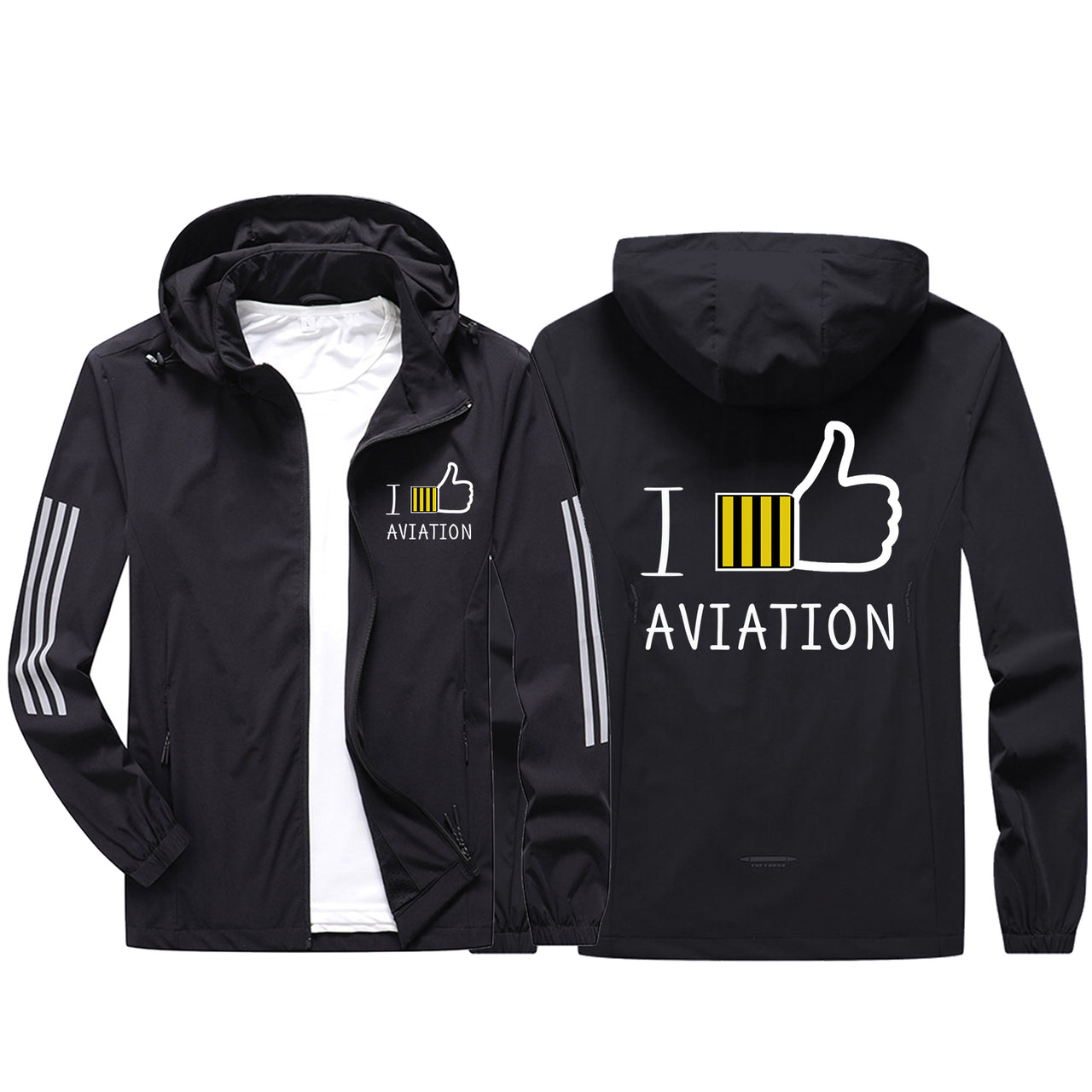 I Like Aviation Sport & Running Jackets