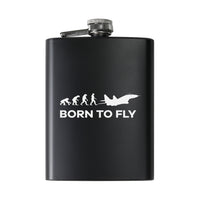 Thumbnail for Born To Fly Military Designed Stainless Steel Hip Flasks