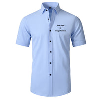 Thumbnail for Custom Design Image Logo Design Super Quality Short Sleeve Shirts