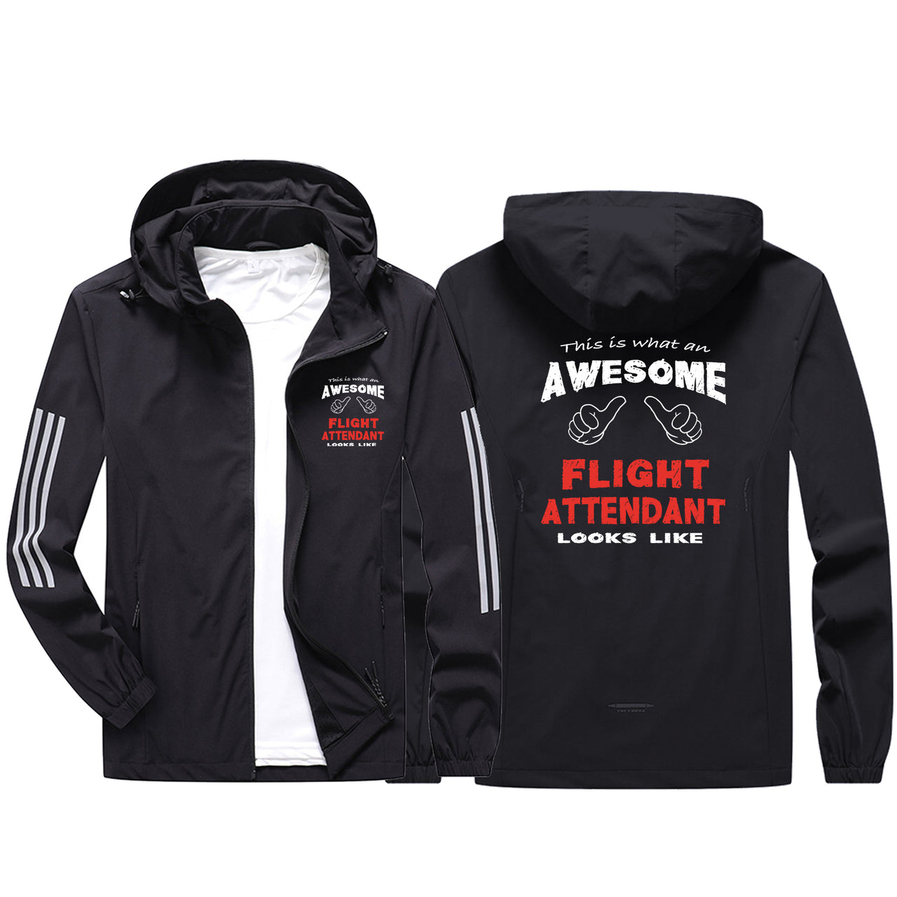 Flight Attendant Sport & Running Jackets