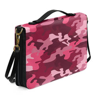 Thumbnail for Military Camouflage Red Designed PU Accessories Bags Strap Style