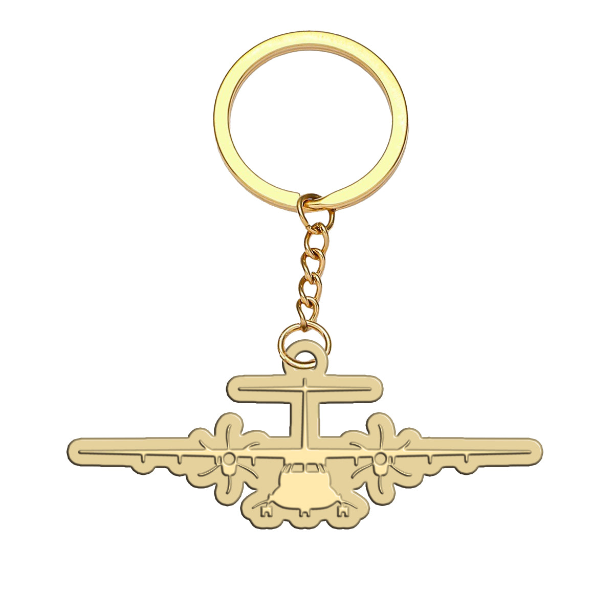 ATR-72 Silhouette Designed Hollow Key Chains