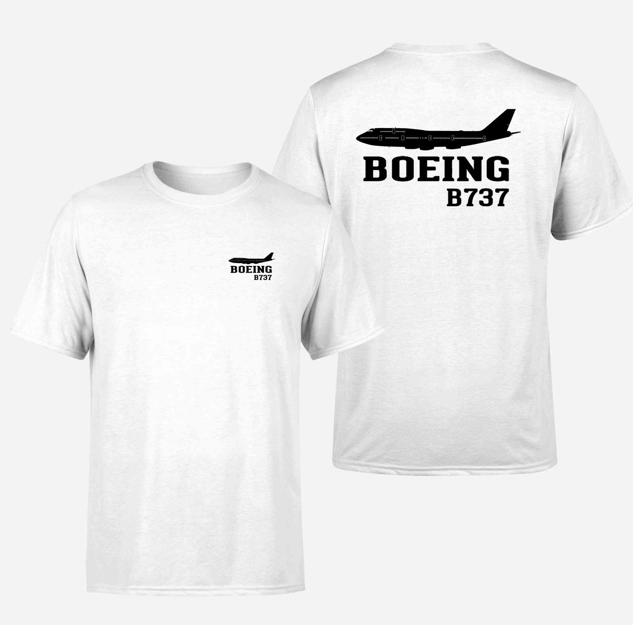 Boeing 737 Printed Designed Double-Side T-Shirts