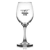 Thumbnail for The Cessna 172 Designed Wine Glasses