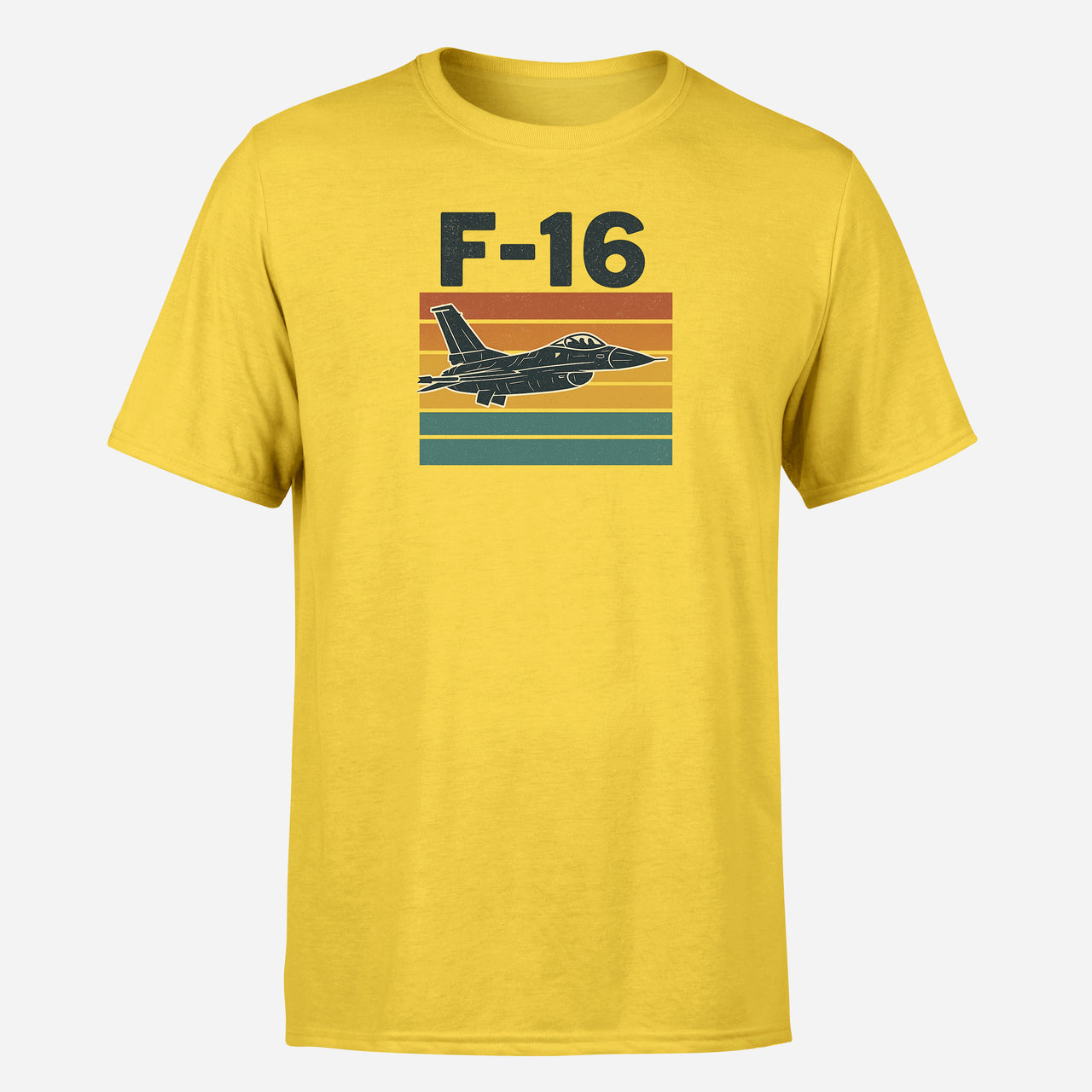 Retro Fighter Jet F16 Design Super Quality T-Shirts