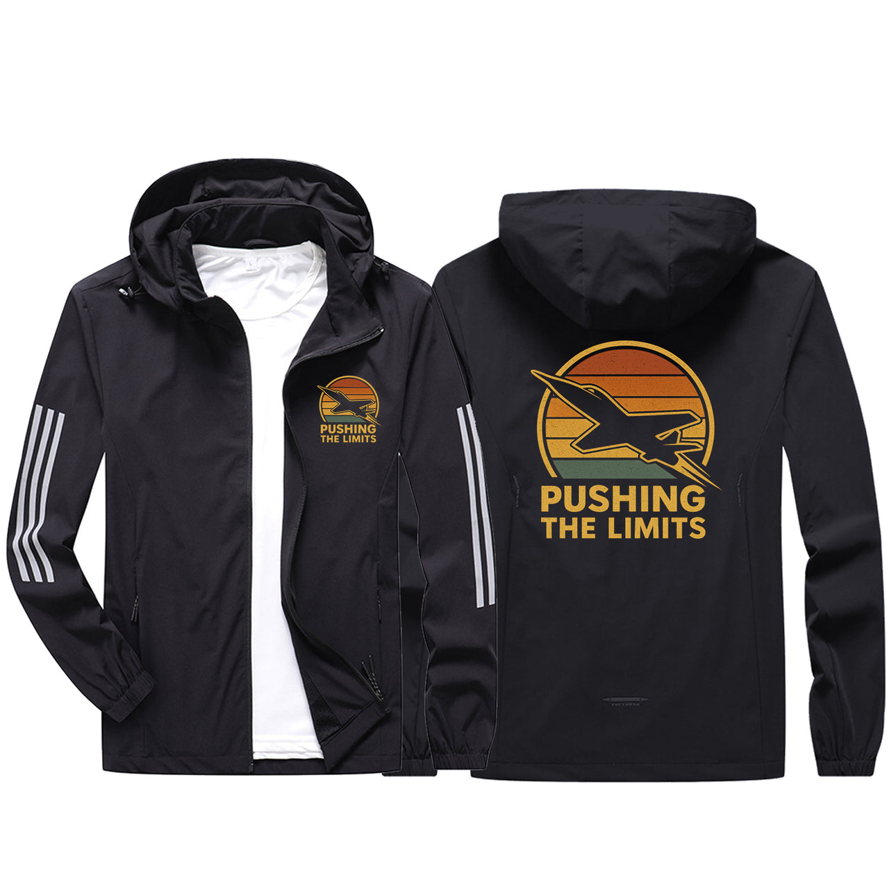 Pushing The Limits Retro Design Sport & Running Jackets