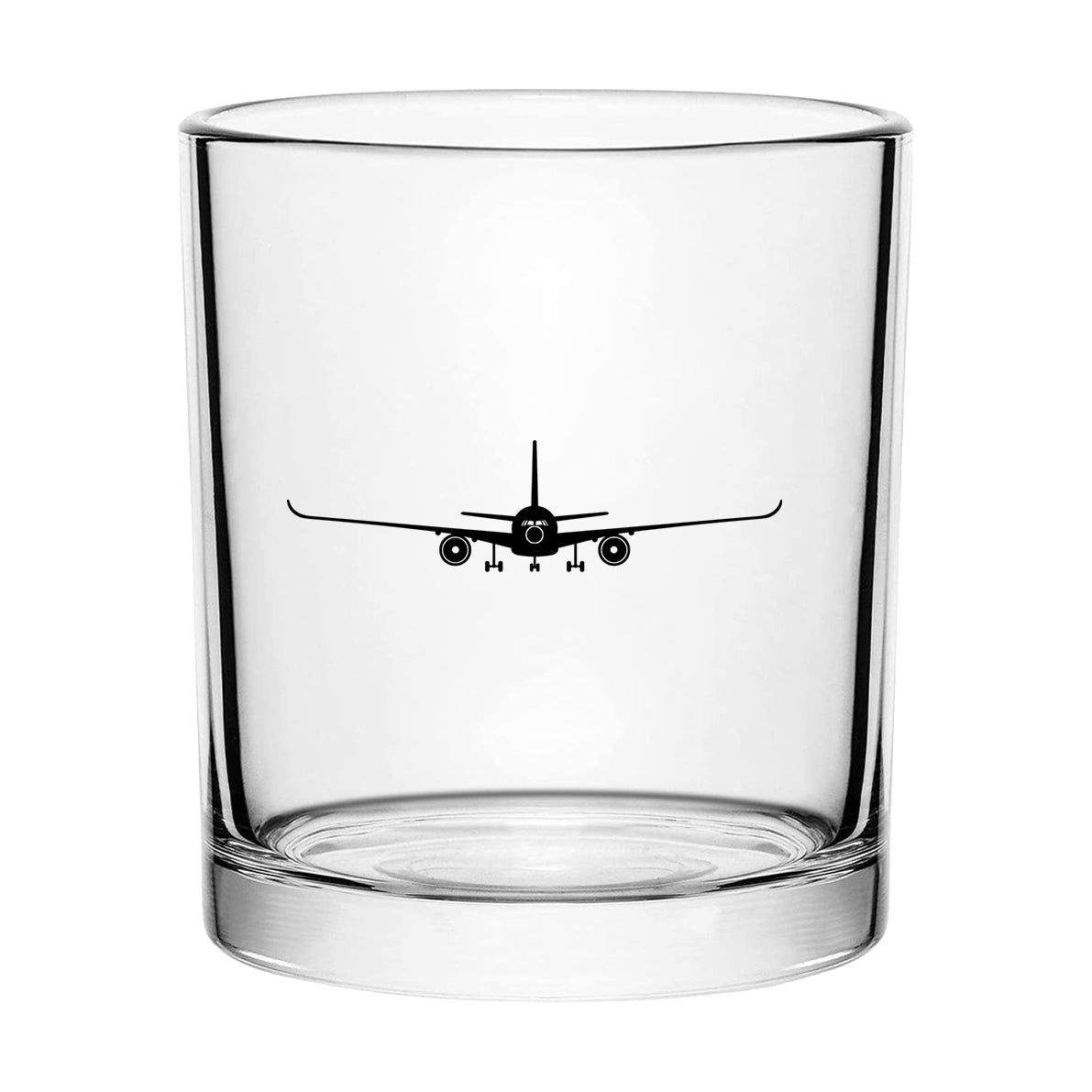 Airbus A350 Silhouette Designed Special Whiskey Glasses