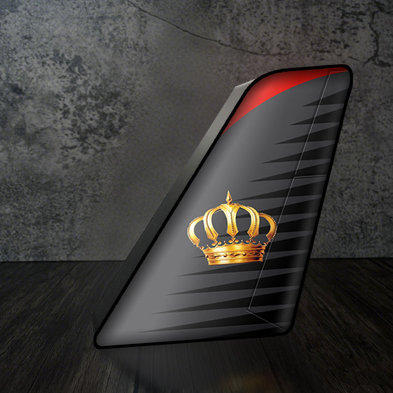 Royal Jordanian Designed Led Aircraft Tail & 3D Lamp