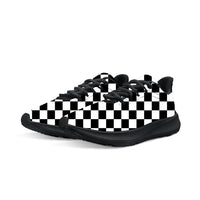 Thumbnail for Black & White Boxes Designed Breathable Sport Shoes