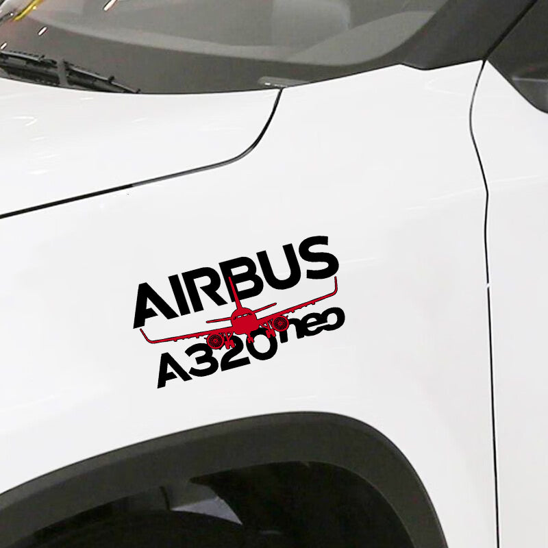 Amazing Airbus A320neo Designed Car Sticker