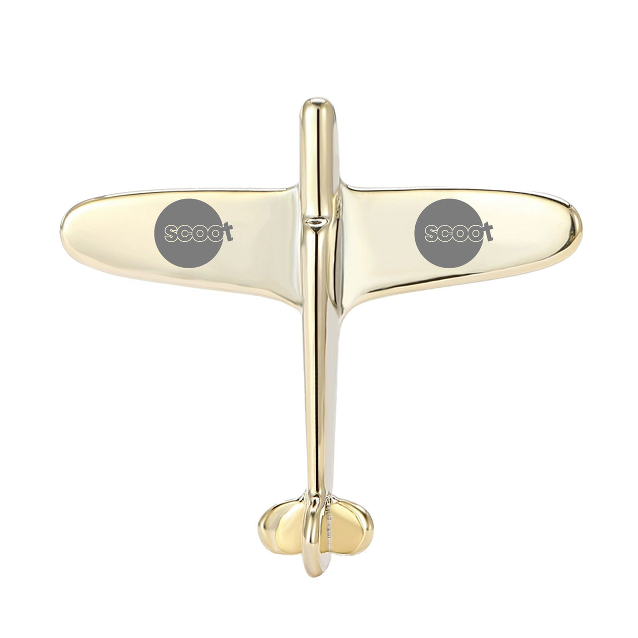 Scoot Airlines Designed Airplane Shape Brooches