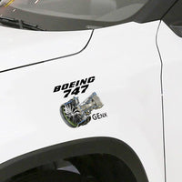 Thumbnail for Boeing 747 & GENX Engine Designed Car Sticker