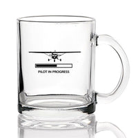 Thumbnail for Pilot In Progress (Cessna) Designed Coffee & Tea Glasses