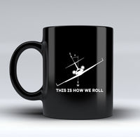 Thumbnail for This is How We Roll Designed Black Mugs