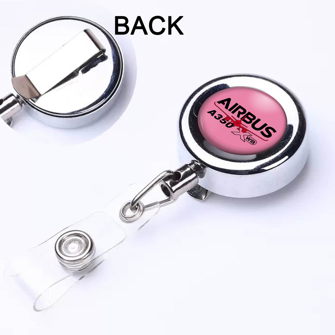 Amazing Airbus A350 XWB Designed Retractable ID Card Badge