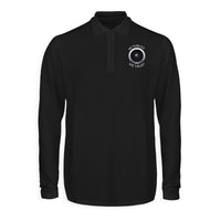 Thumbnail for In Thrust We Trust Designed Long Sleeve Polo T-Shirts