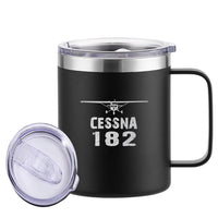 Thumbnail for Cessna 182 & Plane Designed Stainless Steel Laser Engraved Mugs