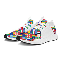 Thumbnail for World Flags Designed Designed Outdoor Sports Tennis Shoes
