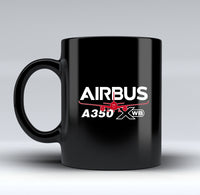 Thumbnail for Amazing Airbus A350 XWB Designed Black Mugs
