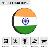 Thumbnail for India Flag Designed Tire Cover Cases