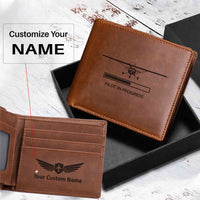 Thumbnail for Pilot In Progress (Cessna) Designed Laser Leather Wallets
