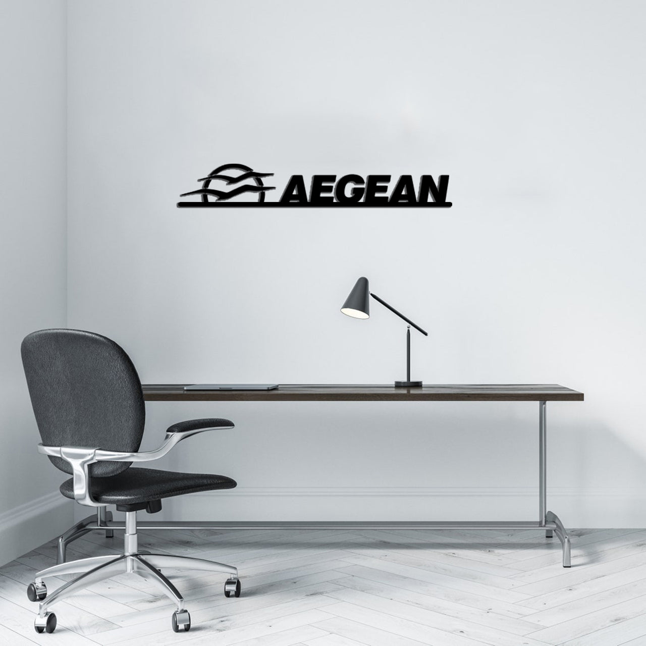 Aegean Airlines Designed Wall Metal Signs