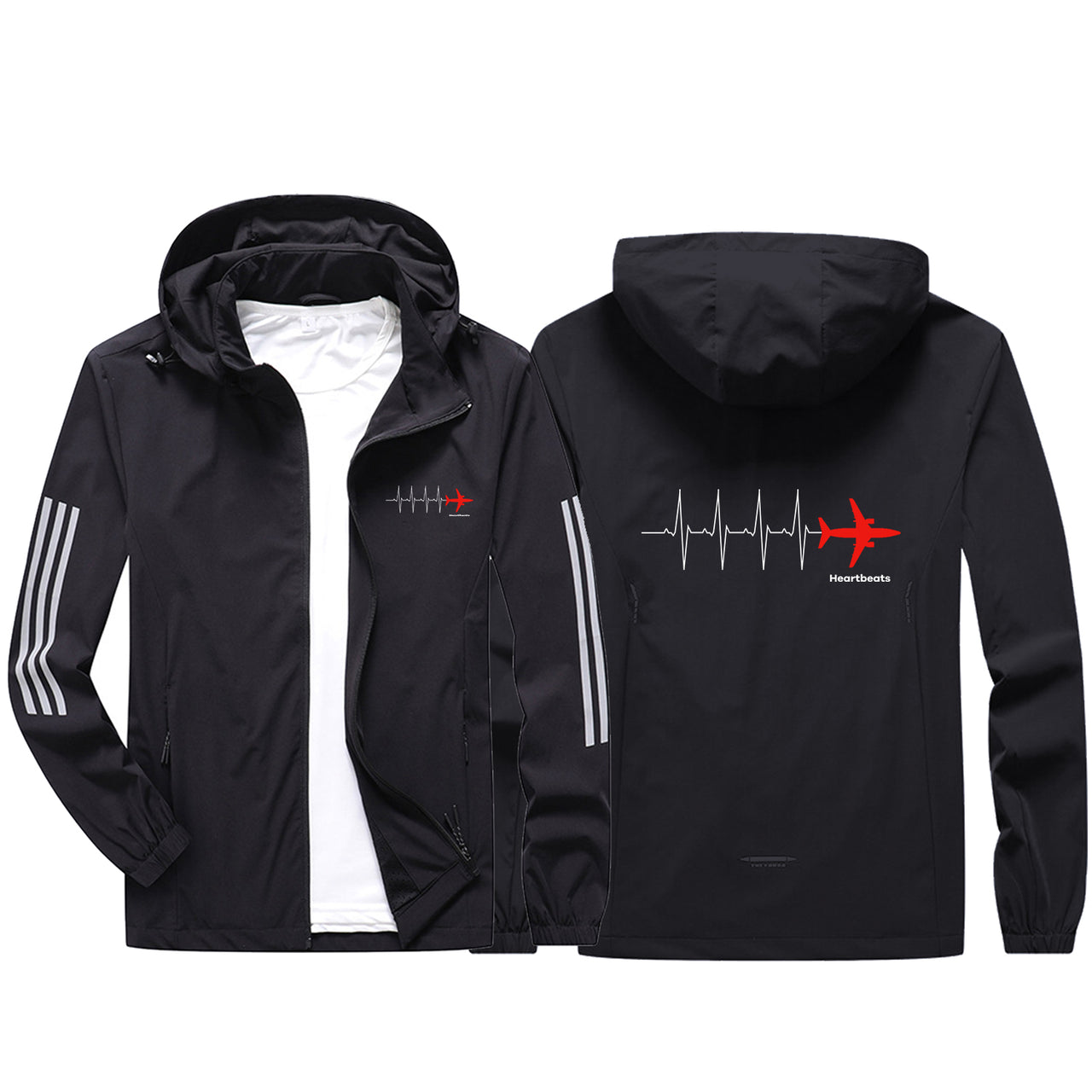 Aviation Heartbeats Sport & Running Jackets