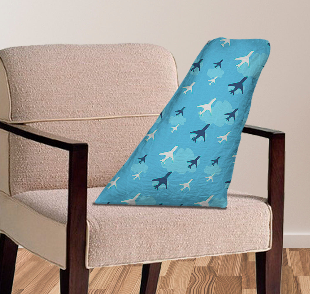 Cool & Super Airplanes Designed Aircraft Tail Pillows