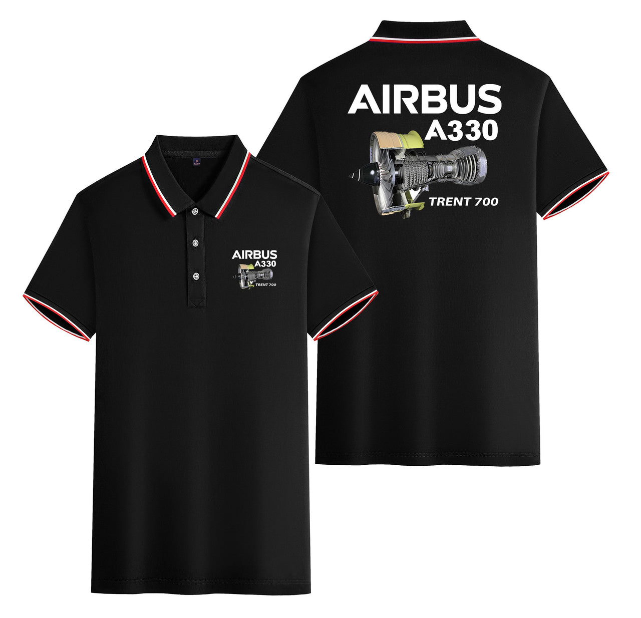 Airbus A330 & Trent 700 Engine Designed Stylish Polo T-Shirts (Double-Side)