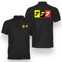 Thumbnail for Flat Colourful 777 Designed Double Side Polo T-Shirts