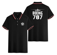 Thumbnail for Boeing 787 & Plane Designed Stylish Polo T-Shirts (Double-Side)