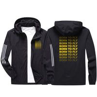 Thumbnail for Born To Fly Opacity Design Sport & Running Jackets