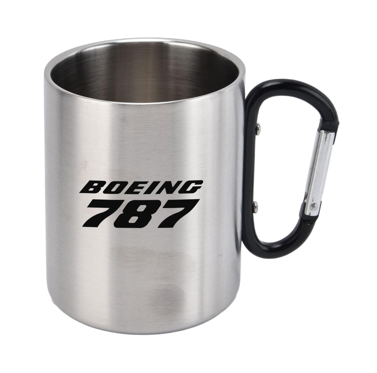 Boeing 787 & Text Designed Stainless Steel Outdoors Mugs
